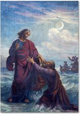 Zdjęcie Obraz Na Płótnie Św Piotr I Jezus Religia 40x60 - Bolesławiec