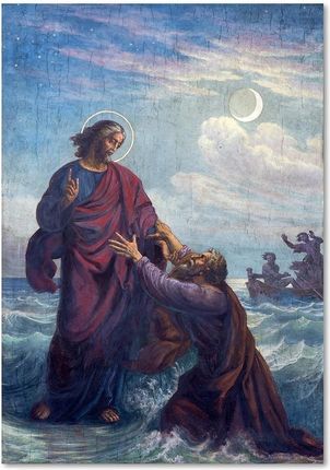 Obraz Na Płótnie Św Piotr I Jezus Religia 40x60