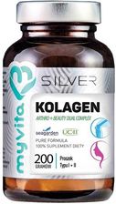 Zdjęcie Myvita Silver Kolagen Typu I + II Proszek 200g - Sanniki