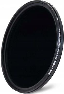 Filtr Szary Pełny Regulowany Fader ND2-ND400 67mm