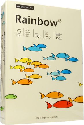 Papier ksero A4 160g kremowy Rainbow 03