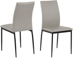 Zdjęcie Actona Demina Krzesło Ekoskóra Ciemnoszare - Kosów Lacki