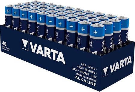 Bateria AAA/R03 Varta Longlife Power LR03 1.5 V 40 szt.