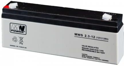 MWS 2.3-12 AGM 12V/2.3AH-MWS