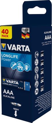 Varta Longlife Power AAA Storagebox Foil 4×10 4903121154