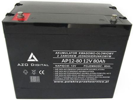 Akumulator Tuborg AGM 80Ah 800A TSA580-080 - prostowniki-akumulatory.pl