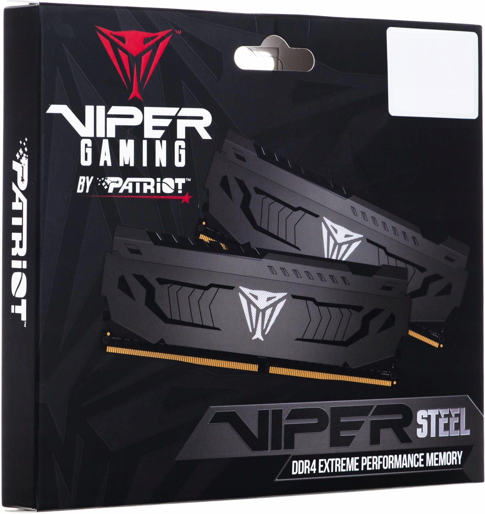 Patriot Viper Steel 32GB (2x16GB) DDR4 3200MHz CL16 (PVS432G320C6K) - zdjęcie 2 Patriot Viper Steel 32GB (2x16GB) DDR4 3200MHz CL16 (PVS432G320C6K)