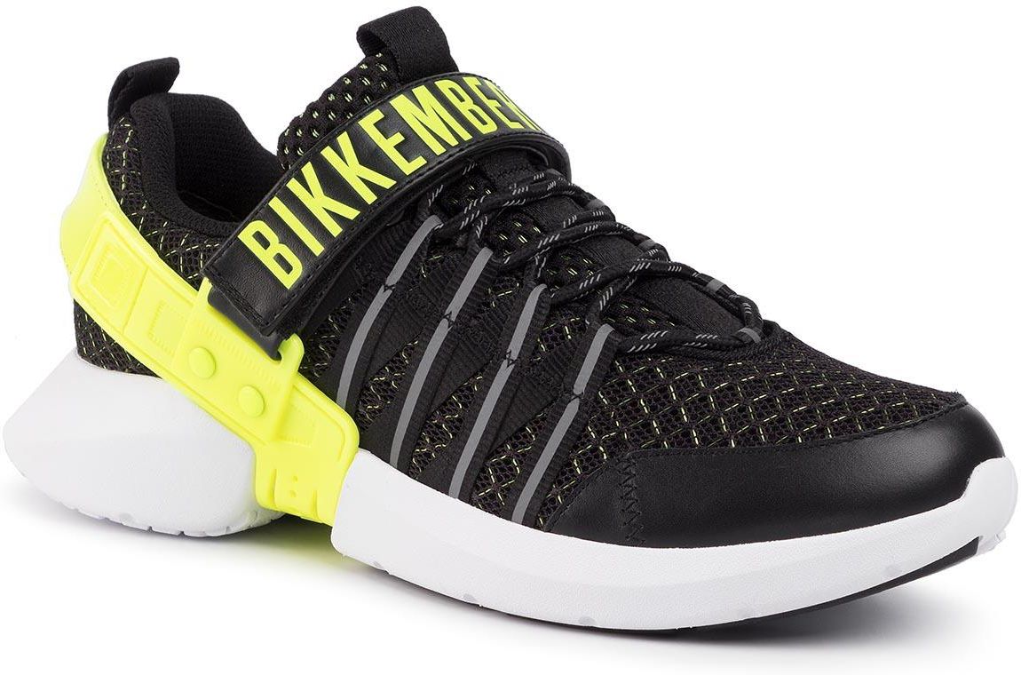 Sneakersy BIKKEMBERGS Gedeon B4BKM0044 Black Yellow Fluo Ceny