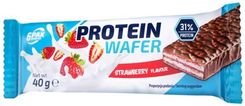 6 pak Baton Wysokobiałkowy Protein Wafer 40g Truskawka - Batony