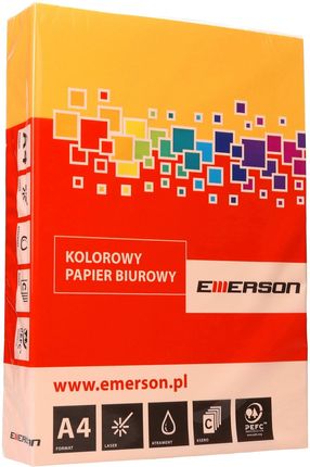 Papier ksero A4 80g pomarańczowy Emerson 8021