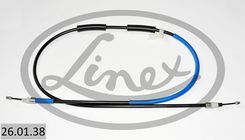 LINKA HAMULCA RĘCZNEGO PRAWA LINEX DO MAZDA 3 2.0 26.01.38
