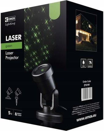 Projektor laserowy zielone krzyżyki IP44