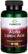Swanson Health Products Suplement Prozdrowotny Alpha Lipoic Acid 300Mg 120kaps - Pozostałe preparaty dla sportowców