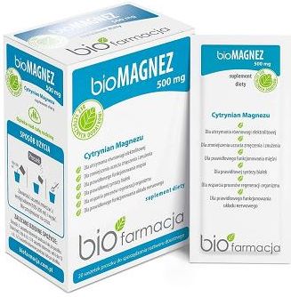Biofarmacja Biomagnez 500Mg 20sasz