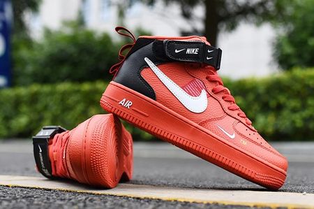 Air force 1 czerwone meskie best sale