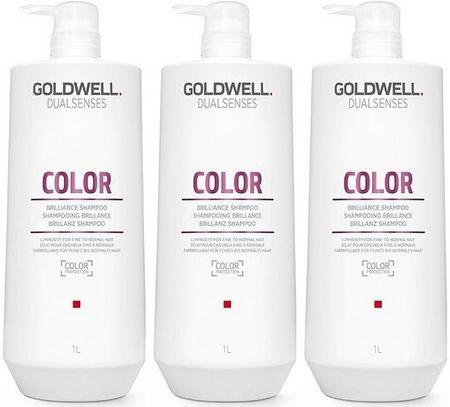 Goldwell Dualsenses Color Zestaw Szampon Do Włosów Farbowanych 3x1000ml