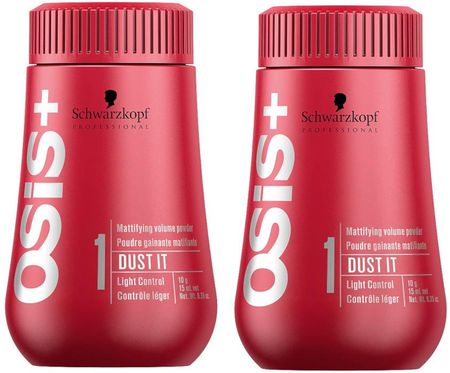 Schwarzkopf Osis Dust It Zestaw Puder Matujący Zwiększający Objętość Włosów 2x10g