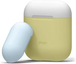 ELAGO DUO CASE - ETUI DO SŁUCHAWEK AIRPODS ŻÓLTY -BIAŁE/NIBIESKIE EAPDOYEWHPBL