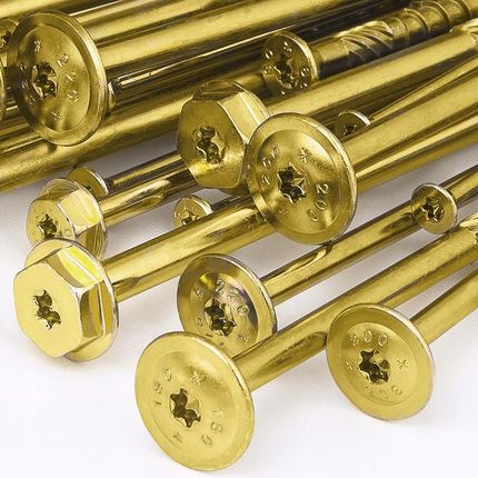 Wkręty Ciesielskie 8x100 Torx Łeb Talerzowy 50szt. - zdjęcie 3