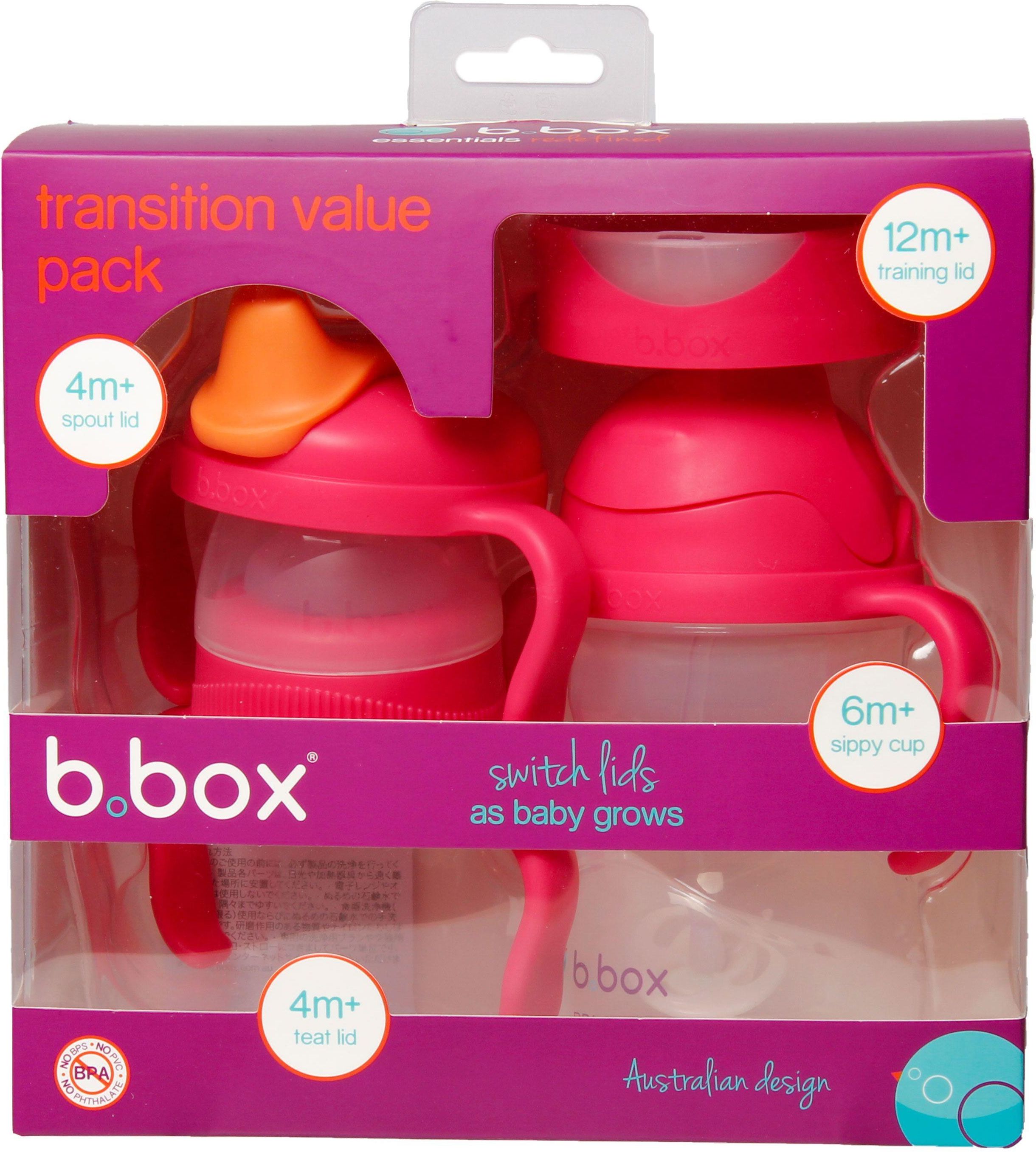B.Box Kubek Bidon 4W1 Zestaw 4 Końcówek 240ml BB00495 - zdjęcie 8 B.Box Kubek Bidon 4W1 Zestaw 4 Końcówek 240ml BB00495