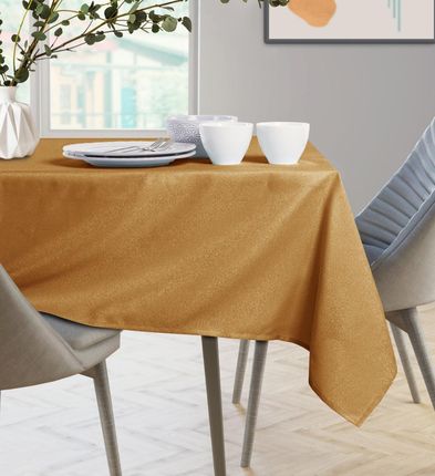 Ameliahome Obrus Plamoodporny Złoty Empire 130X180cm