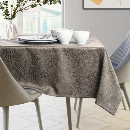 Ameliahome Obrus Plamoodporny Cappuccino Gaia 140X300cm