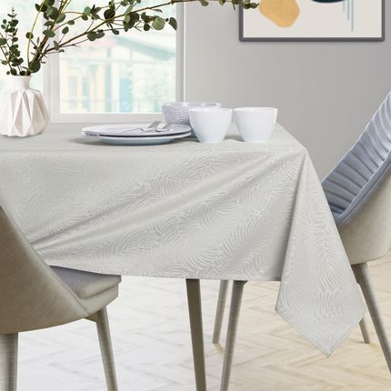 Ameliahome Obrus Plamoodporny Kremowy Gaia 120X220cm