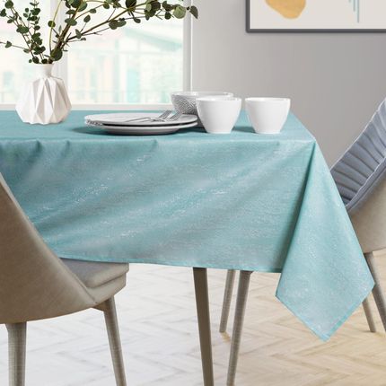 Ameliahome Obrus Plamoodporny Błękitny Vesta 140X220cm