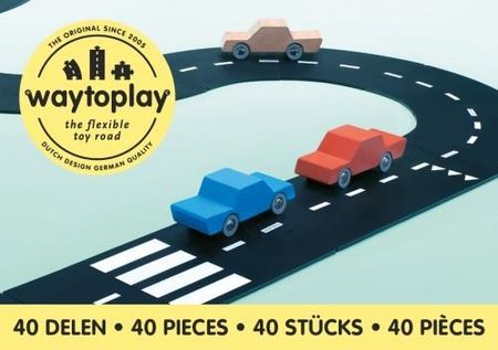 waytoplay King of the Road　道路おもちゃ Waytoplay King of the Road zestaw elastycznych zabawek