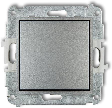 Karlik Mechanizm łącznika schodowego (bez piktogramu) srebrny metalik 7MWP-3.1