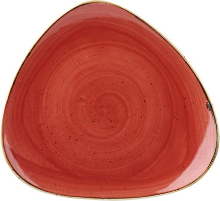 Churchill Talerz Płytki Trójkątny Ø 265 Mm Stonecast Berry Red (Sbrstr101)
