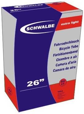 Schwalbe SV 11 Extra Light Extra Long Dętka 26x1/1,5 60g 60mm Presta