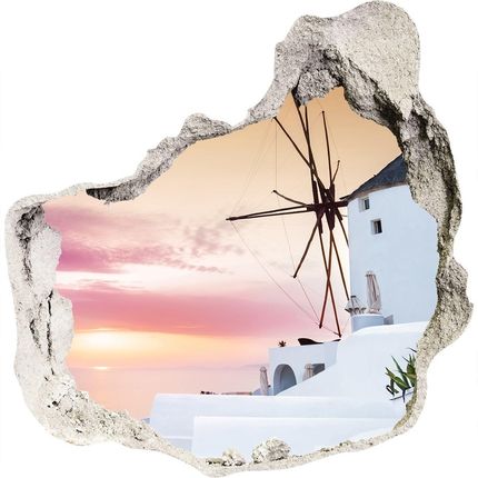 Wallmuralia Samoprzylepna Naklejka Santorini Grecja 75X75Cm
