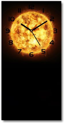 Wallmuralia Nowoczesny Zegar Ścienny Słońce 30X60Cm
