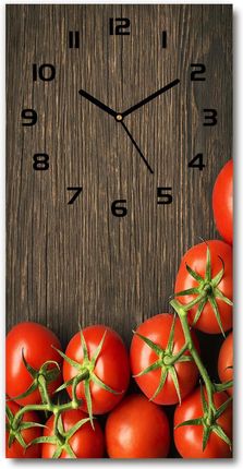 Wallmuralia Nowoczesny Zegar Ścienny Pomidory 30X60Cm
