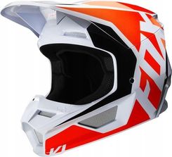Kask FOX V1 ceny i opinie Ceneo.pl Kask motocyklowy Kask Fox V1 Prix Blue niebieski biały