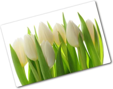 Wallmuralia Deska Do Krojenia Szklana Tulipany 80X52Cm