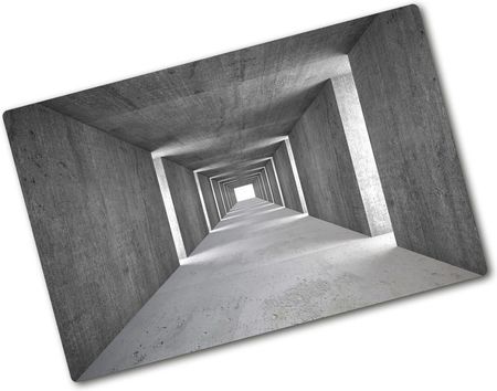 Wallmuralia Deska Do Krojenia Szklana Betonowy Tunel 80X52Cm