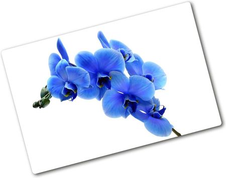 Wallmuralia Deska Do Krojenia Hartowana Niebieska Orchidea 80X52Cm
