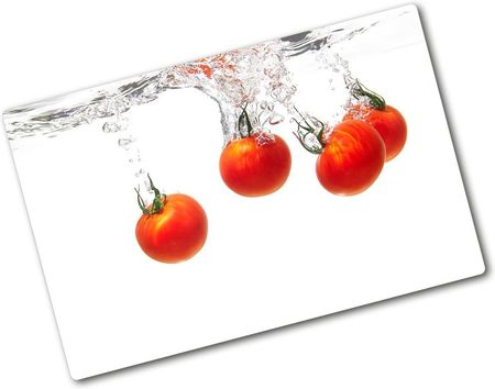 Wallmuralia Deska Do Krojenia Hartowana Pomidory Pod Wodą 80X52Cm