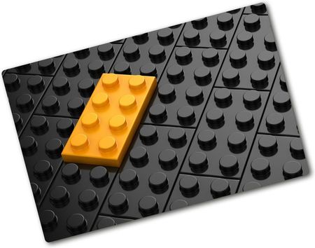 Wallmuralia Deska Kuchenna Duża Szklana Klocki Lego 80X52Cm