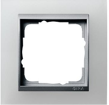 Gira Ramka pojedyncza aluminiowy Event Opaque biały 021150