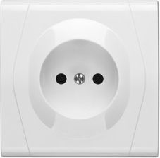 Zdjęcie Elektroplast Gniazdo ścienne FESTA pojedyncze b/u GPT 2P biały - Żnin