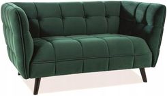 Zdjęcie Sofa Castello 2 Velvet Zielony Bluvel 78 / Wenge - Jeziorany