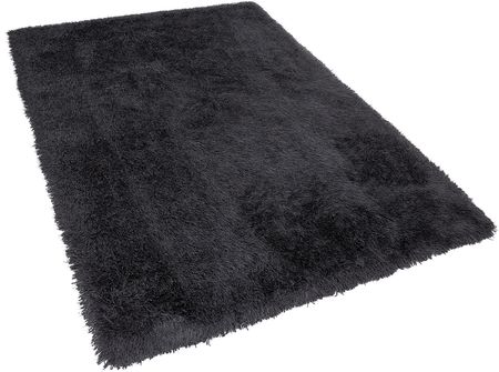 Beliani Puszysty dywan 200 x 300 cm czarny poliestrowy chodnik shaggy Cide