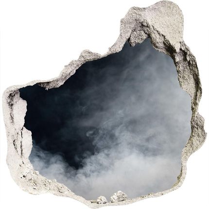 Wallmuralia Samoprzylepna Dziura Na Ścianę Biały Dym 75X75Cm