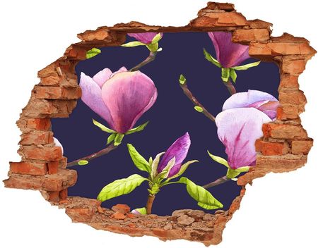 Wallmuralia Naklejka Dziura Na Ścianę Magnolia 90X70Cm