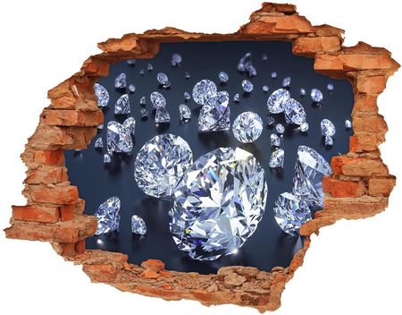 Wallmuralia Samoprzylepna Dziura Na Ścianę Naklejka Diamenty 90X70Cm