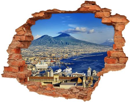 Wallmuralia Fototapeta Dziura Na Ścianę 3D Neapol Włochy 90X70Cm