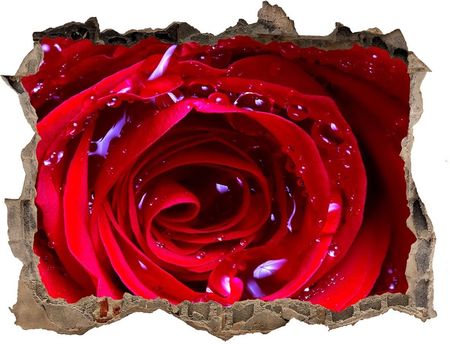 Wallmuralia Samoprzylepna Naklejka Na Ścianę Kwiat Róży 95X64Cm